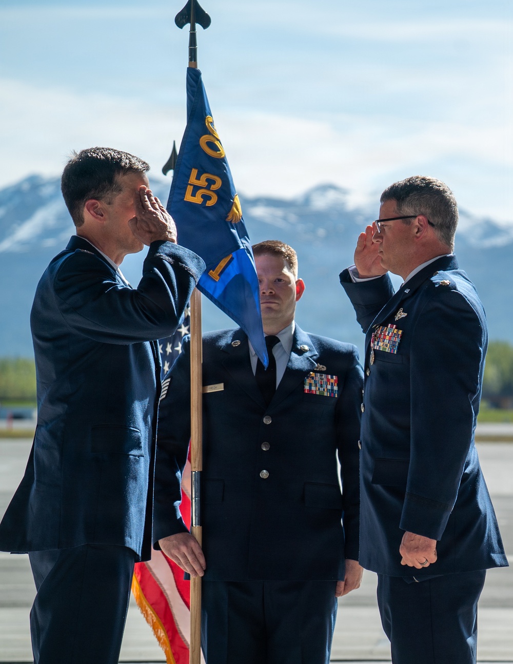 55th Operations Group Detachment 1 change of command