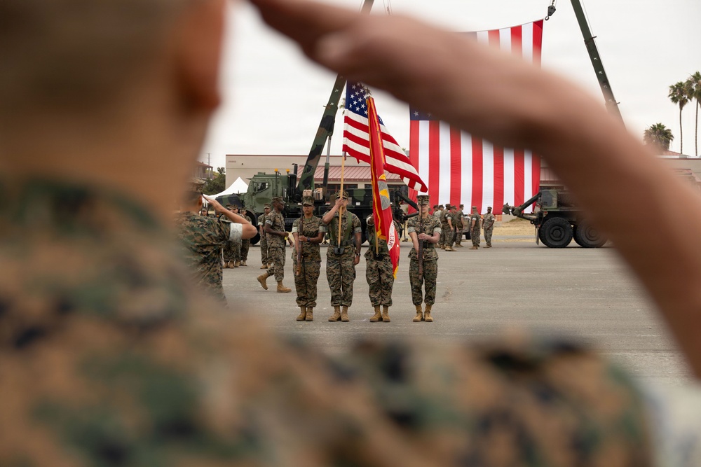 I MSB conducts change of command ceremony