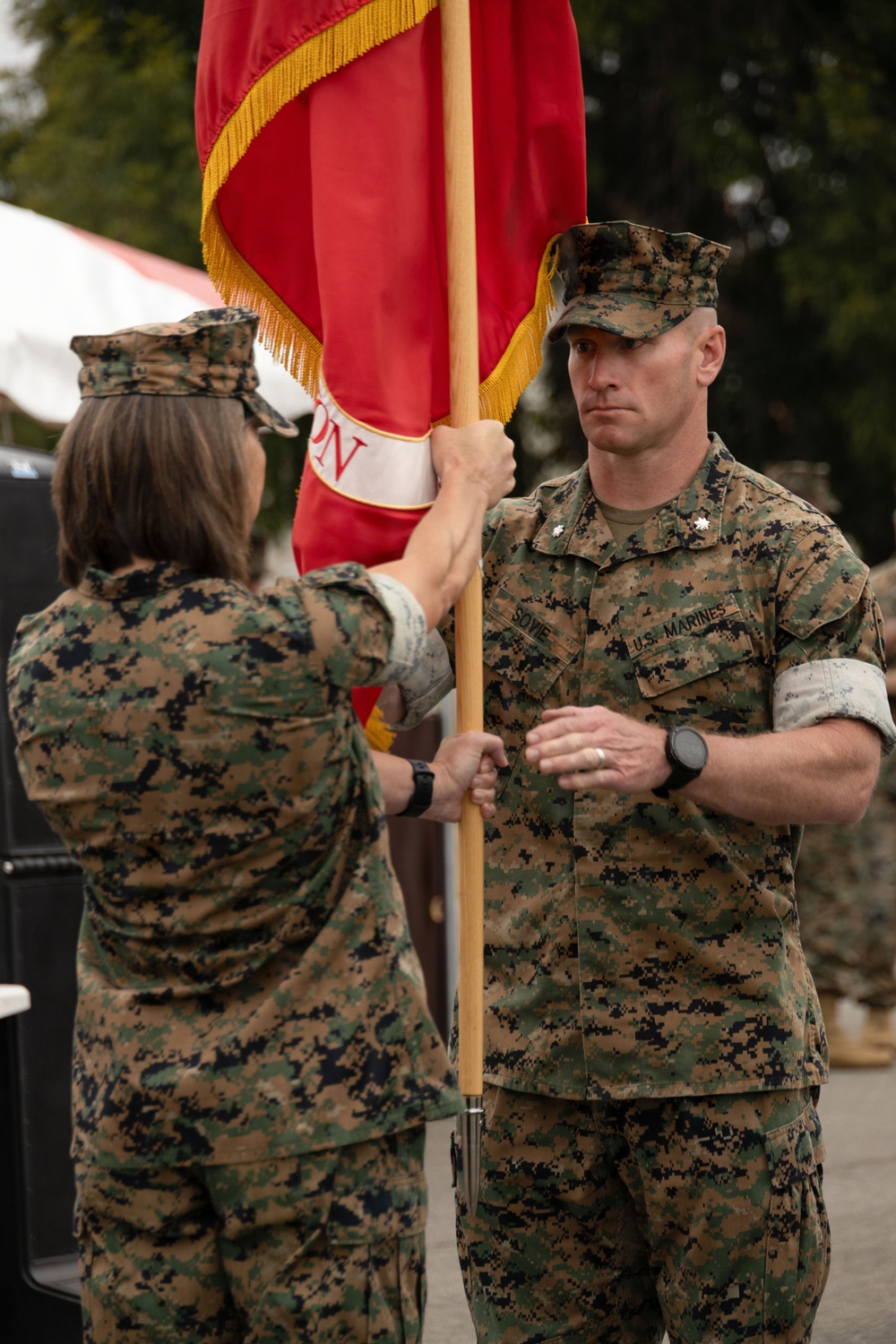 I MSB conducts change of command ceremony