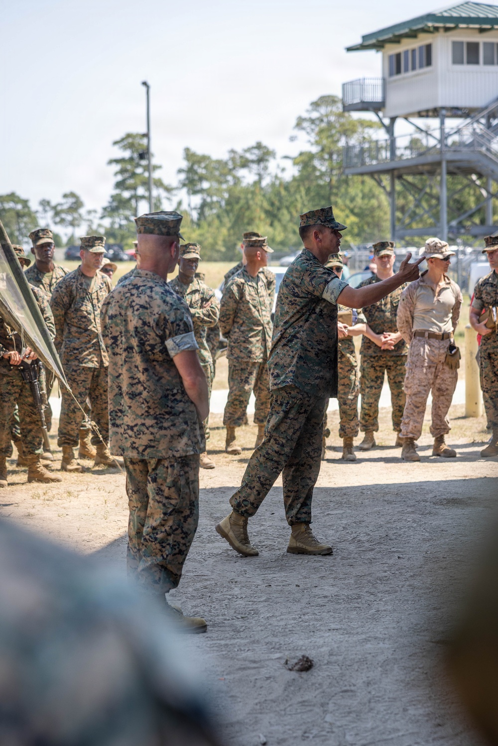 CMC, SMMC, visit 2nd Marine Division; Recognize Outstanding Marines
