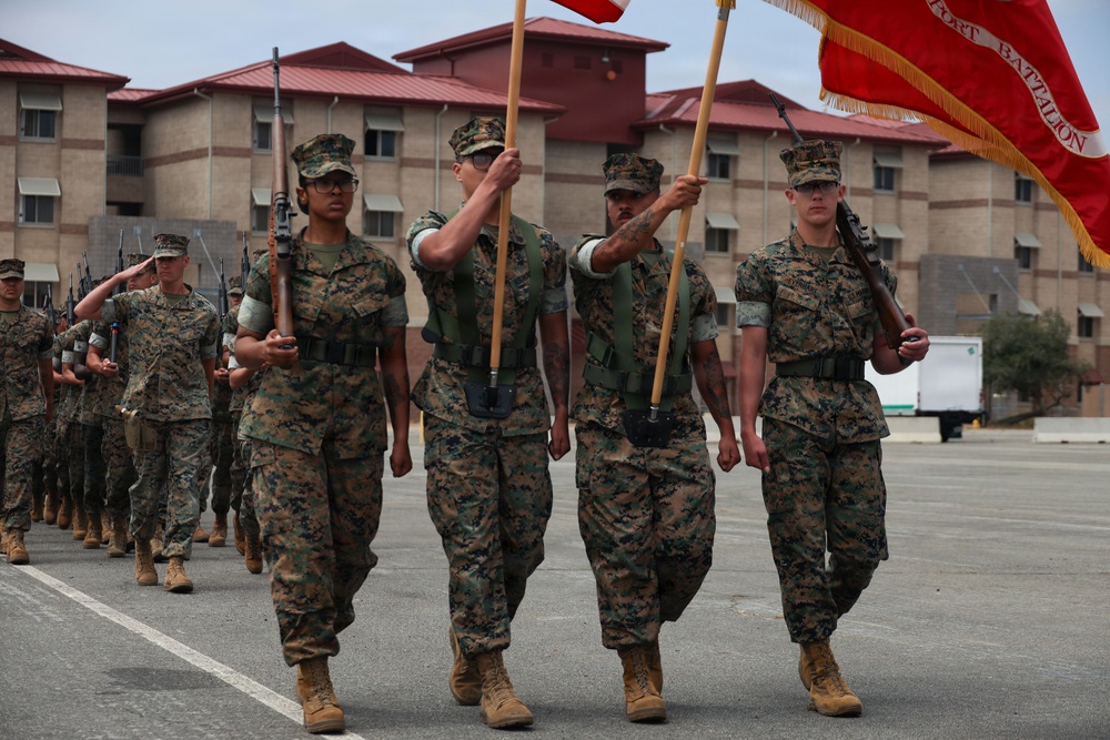 I MSB conducts change of command ceremony