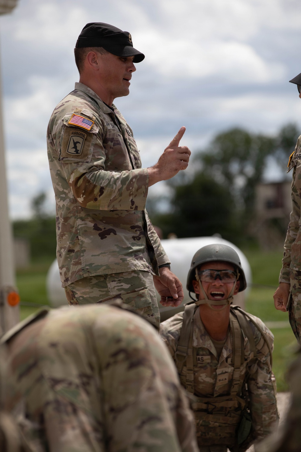 Officer candidates in phase 1 of the 1st Battalion, 235th Regiment Officer Candidate School