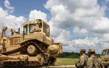OC/Ts Observe Bulldozer Unloading