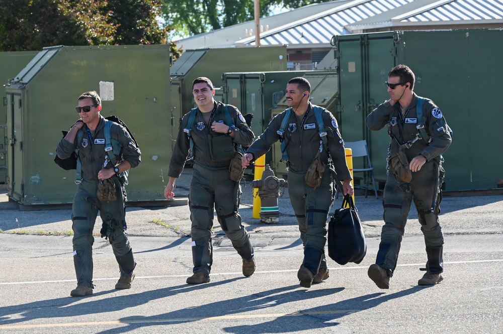 15Cs train with F-15Es at Mountain Home AFB