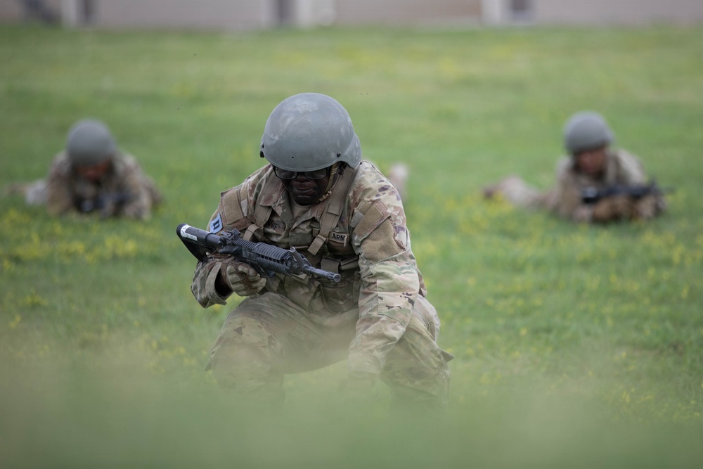 Officer candidates in phase 1 of the 1st Battalion, 235th Regiment Officer Candidate School