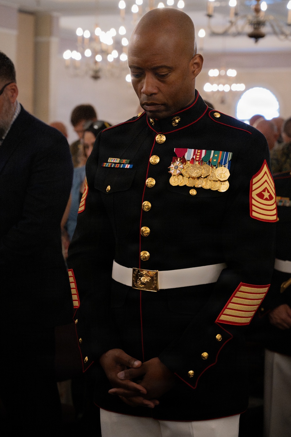 MARFORCYBER Relief and Appointment followed by Sgt. Maj. Lirette's Retirement