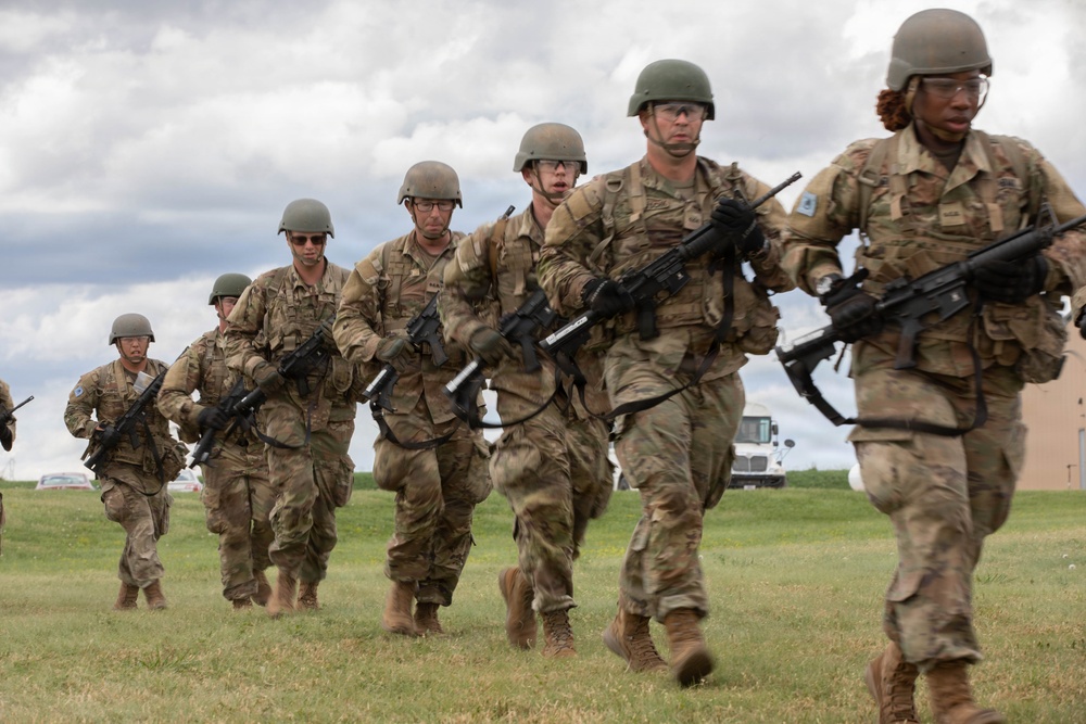 Officer candidates in phase 1 of the 1st Battalion, 235th Regiment Officer Candidate School