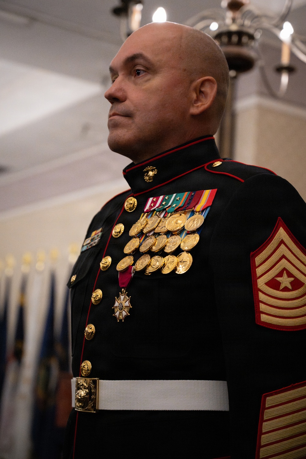 MARFORCYBER Relief and Appointment followed by Sgt. Maj. Lirette's Retirement