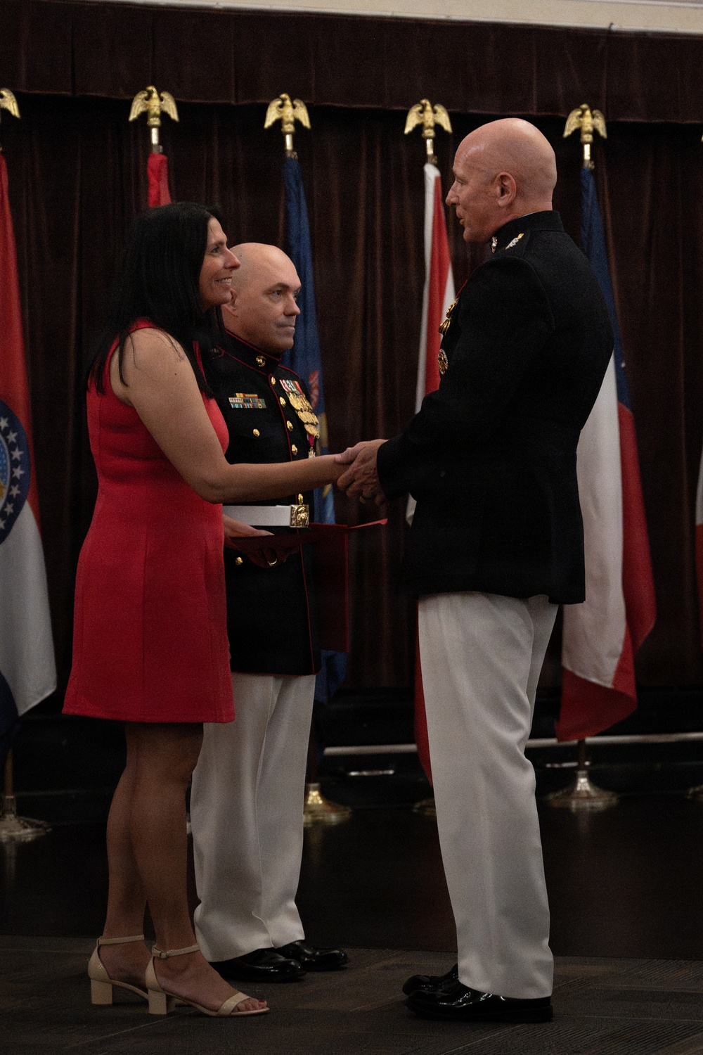 MARFORCYBER Relief and Appointment followed by Sgt. Maj. Lirette's Retirement
