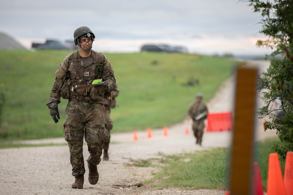 Officer candidates in phase 1 of the 1st Battalion, 235th Regiment Officer Candidate School