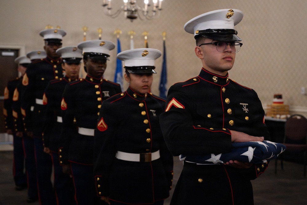 MARFORCYBER Relief and Appointment followed by Sgt. Maj. Lirette's Retirement