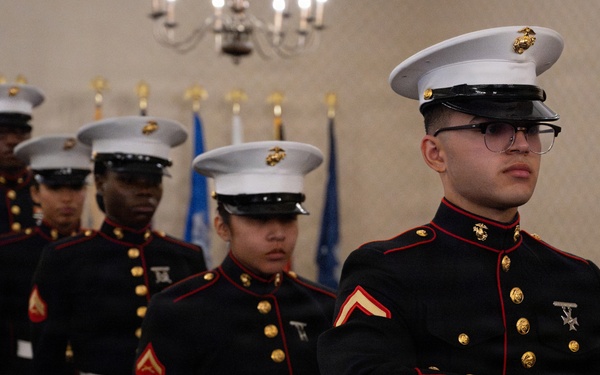 MARFORCYBER Relief and Appointment followed by Sgt. Maj. Lirette's Retirement