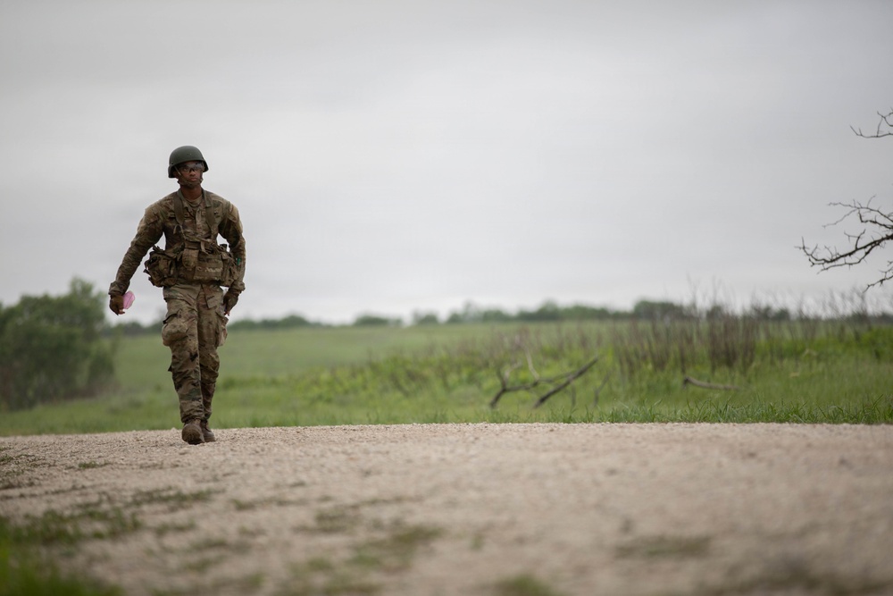 Officer candidates in phase 1 of the 1st Battalion, 235th Regiment Officer Candidate School