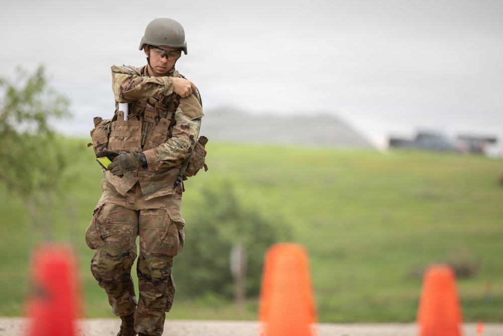 Officer candidates in phase 1 of the 1st Battalion, 235th Regiment Officer Candidate School