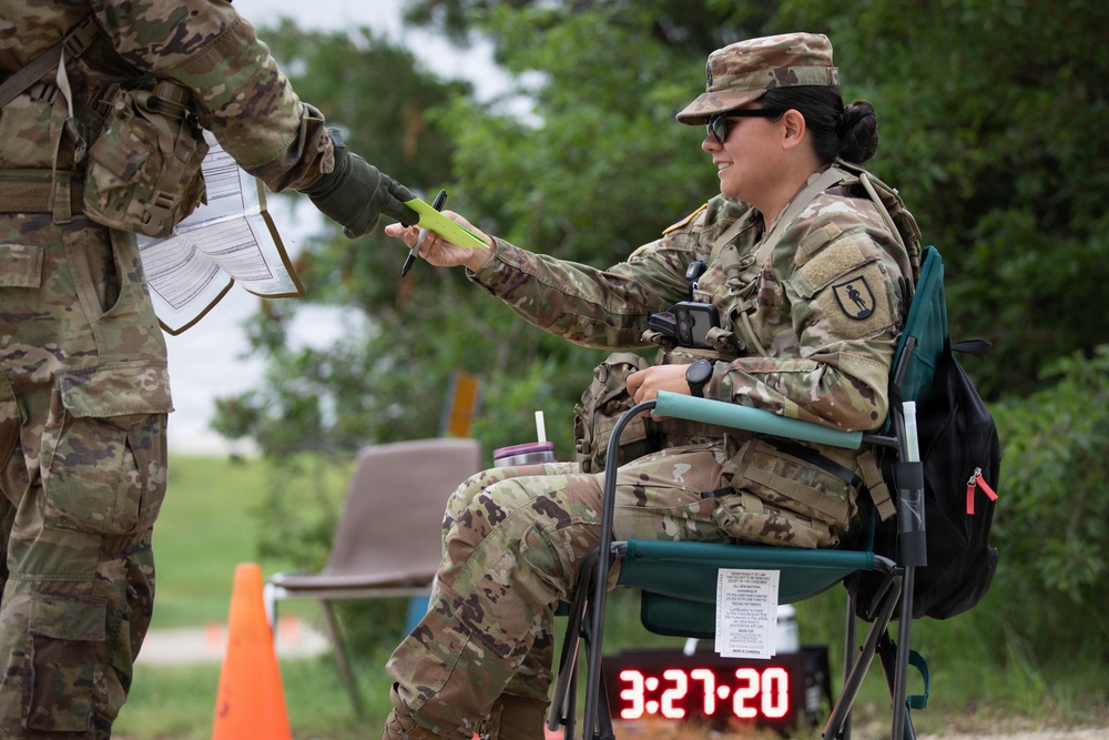 Officer candidates in phase 1 of the 1st Battalion, 235th Regiment Officer Candidate School