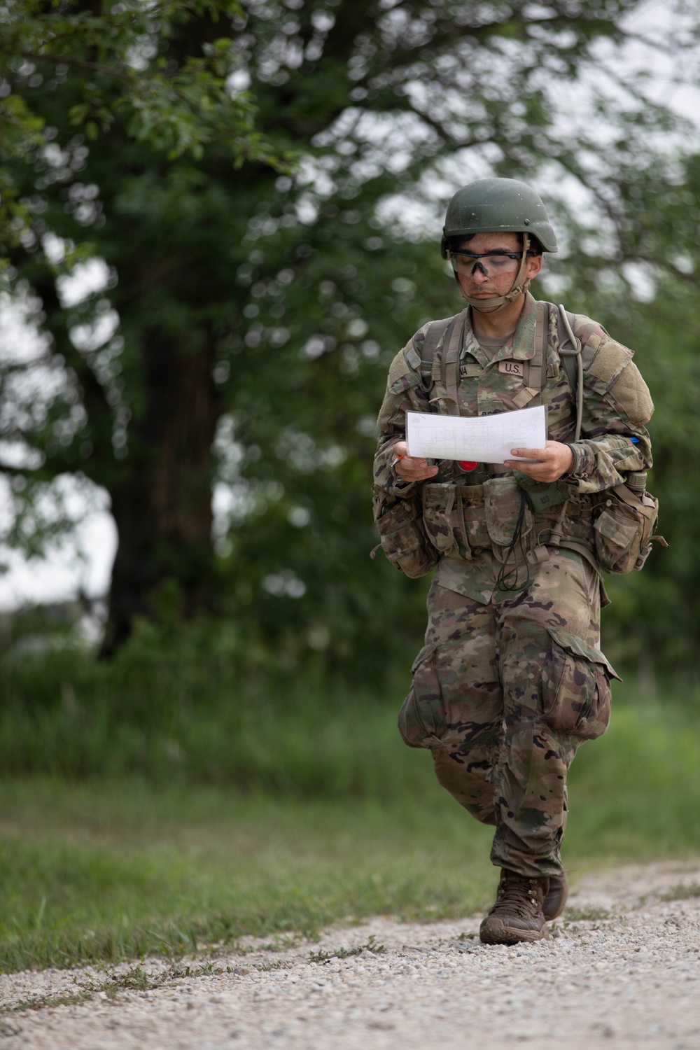 Officer candidates in phase 1 of the 1st Battalion, 235th Regiment Officer Candidate School