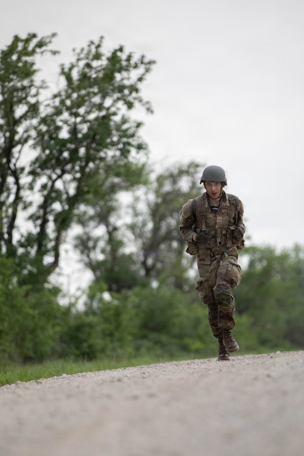 Officer candidates in phase 1 of the 1st Battalion, 235th Regiment Officer Candidate School