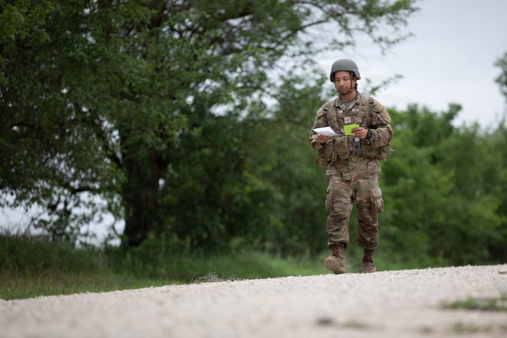 Officer candidates in phase 1 of the 1st Battalion, 235th Regiment Officer Candidate School