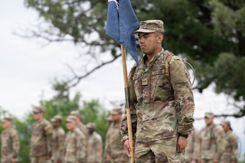 Officer candidates in phase 1 of the 1st Battalion, 235th Regiment Officer Candidate School
