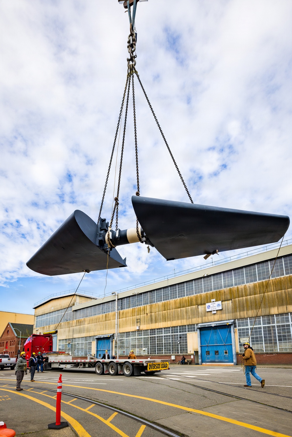 EX- USS Norfolk (SSN-714) Sail Lift