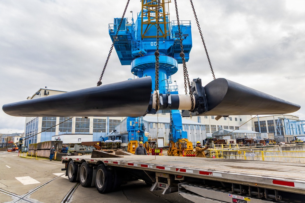 EX- USS Norfolk (SSN 714) Sail Lift