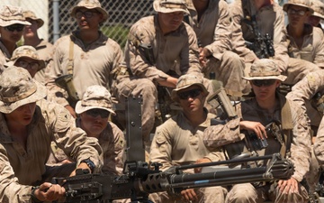 Marines with V2/5 and 1st LAR Conduct EOTG Mechanized Raid Course