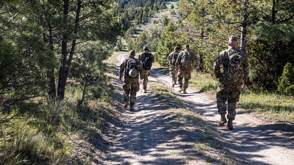 1889th RSG Leads From the Front...and Through the Woods