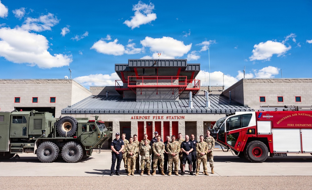 Montana National Guard firefighters strengthen interoperability through joint live-fire training