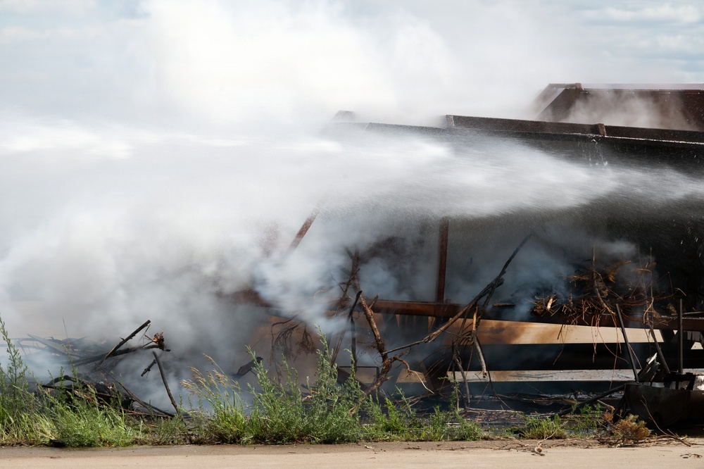 Montana National Guard firefighters strengthen interoperability through joint live-fire training