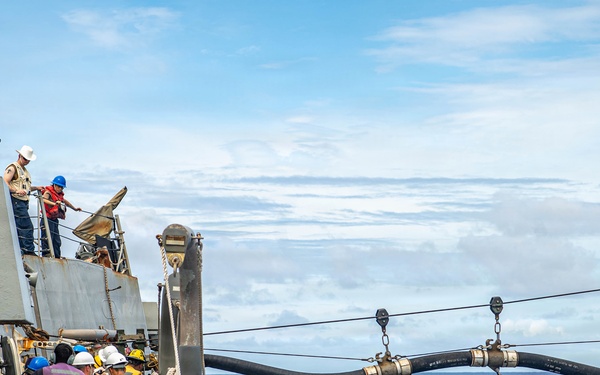 USS Gridley Conducts Replenishment-at-Sea