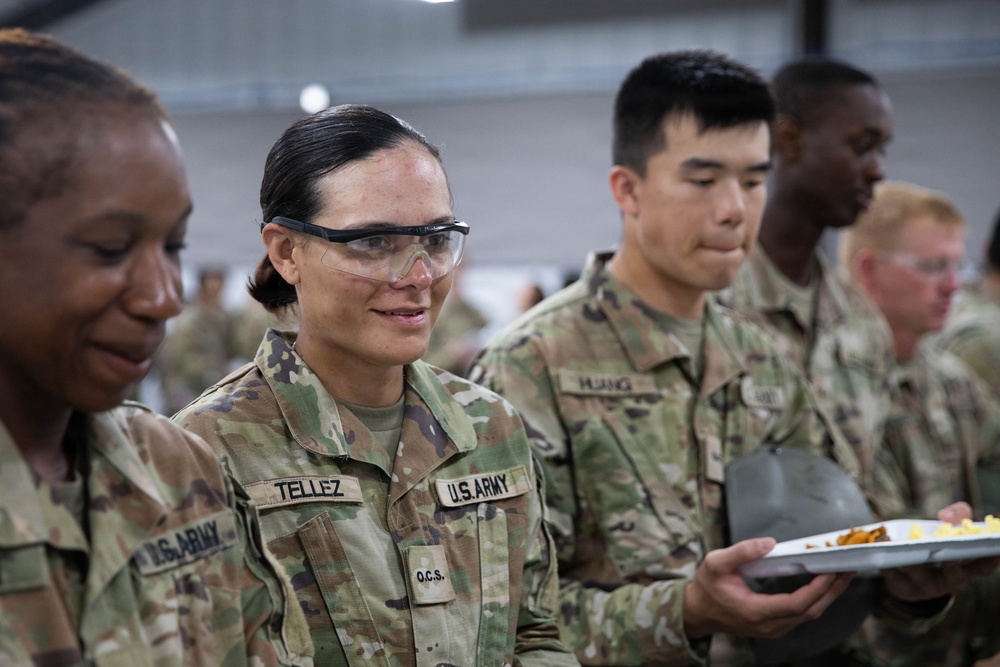 Officer candidates in phase 1 of the 1st Battalion, 235th Regiment Officer Candidate School