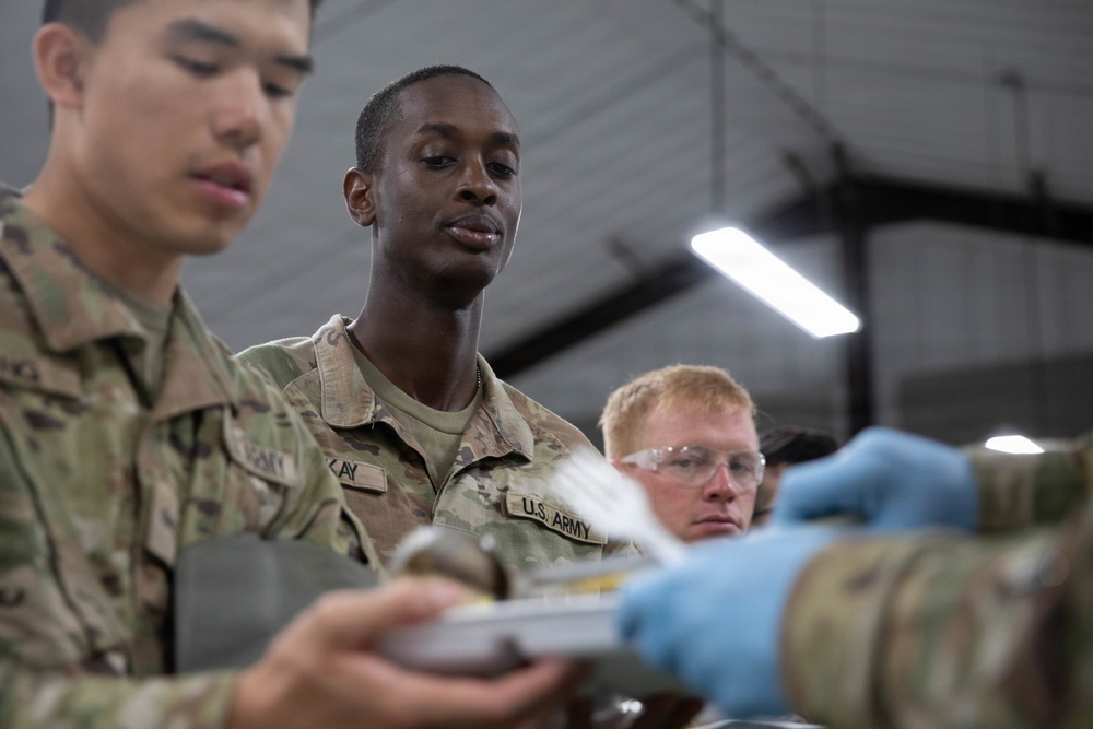Officer candidates in phase 1 of the 1st Battalion, 235th Regiment Officer Candidate School