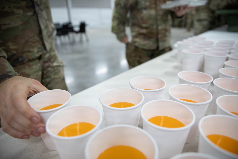 Officer candidates in phase 1 of the 1st Battalion, 235th Regiment Officer Candidate School