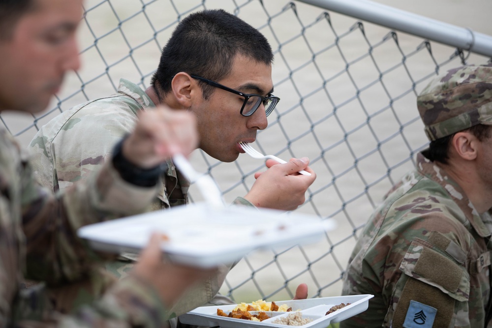 Officer candidates in phase 1 of the 1st Battalion, 235th Regiment Officer Candidate School