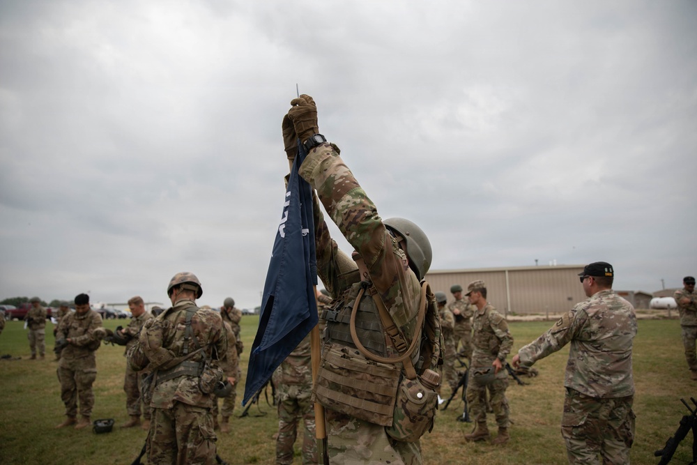 Officer candidates in phase 1 of the 1st Battalion, 235th Regiment Officer Candidate School