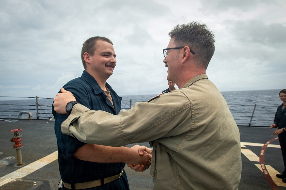 USS Gridley Promotion