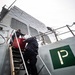 Gridley Sailors Haul Cargo in the Rain