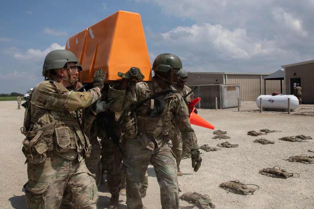 Officer candidates in phase 1 of the 1st Battalion, 235th Regiment Officer Candidate School