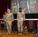 Military Working Dog Retirement Ceremony Honors CCoolahan and PPuritan