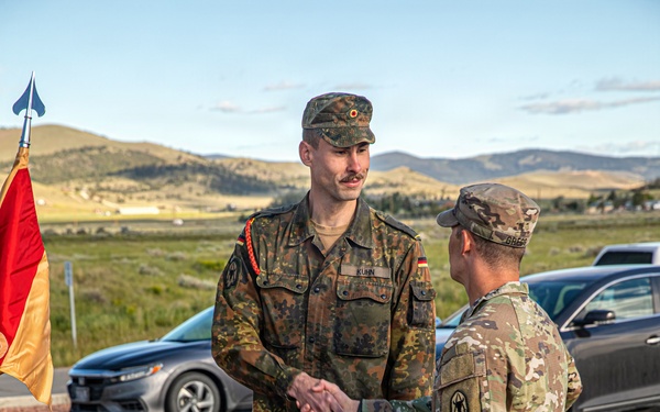 1889th RSG bids farewell to Cpt. Kuhn.