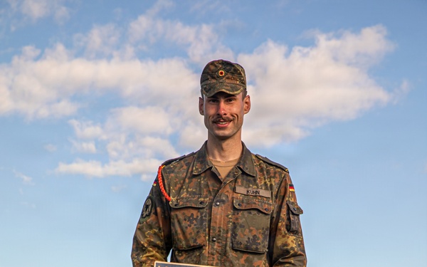 1889th RSG bids farewell to Cpt. Kuhn.