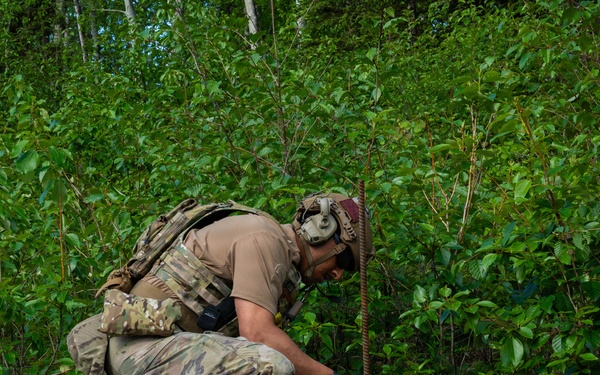 EOD performs rapid airfield damage recovery training at JBER