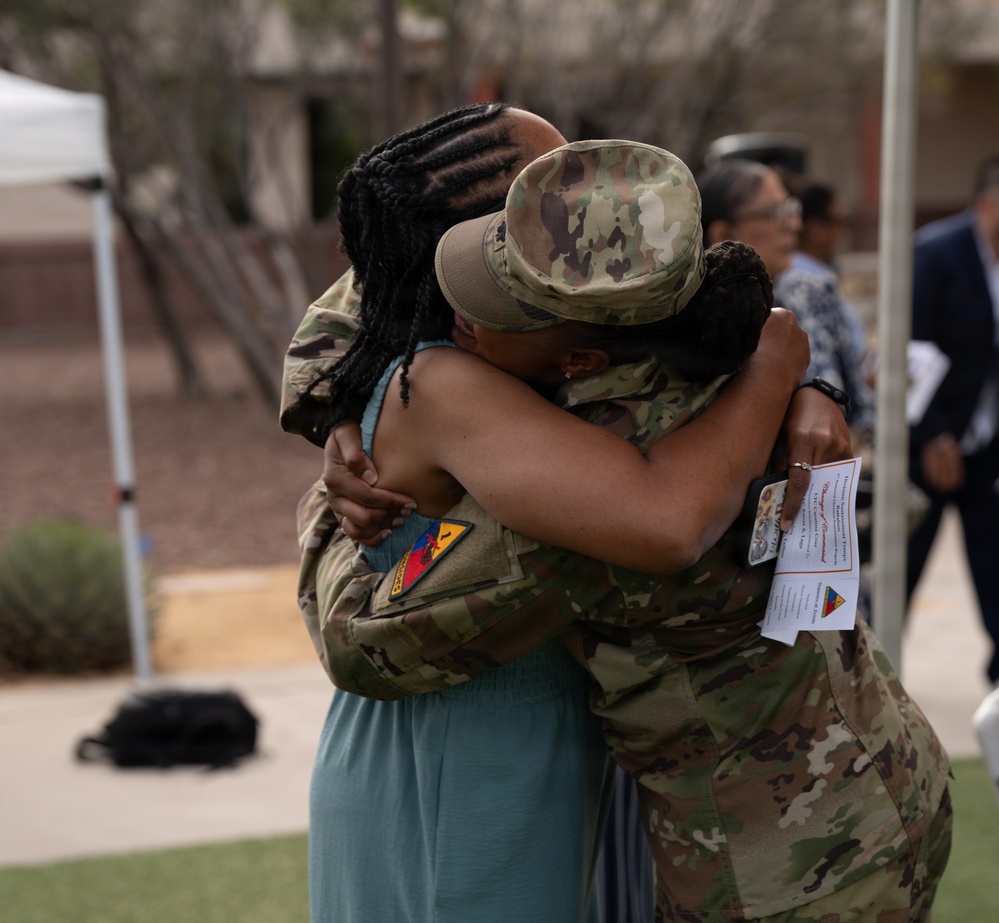 Division Sustainment Troops Battalion change of command ceremony