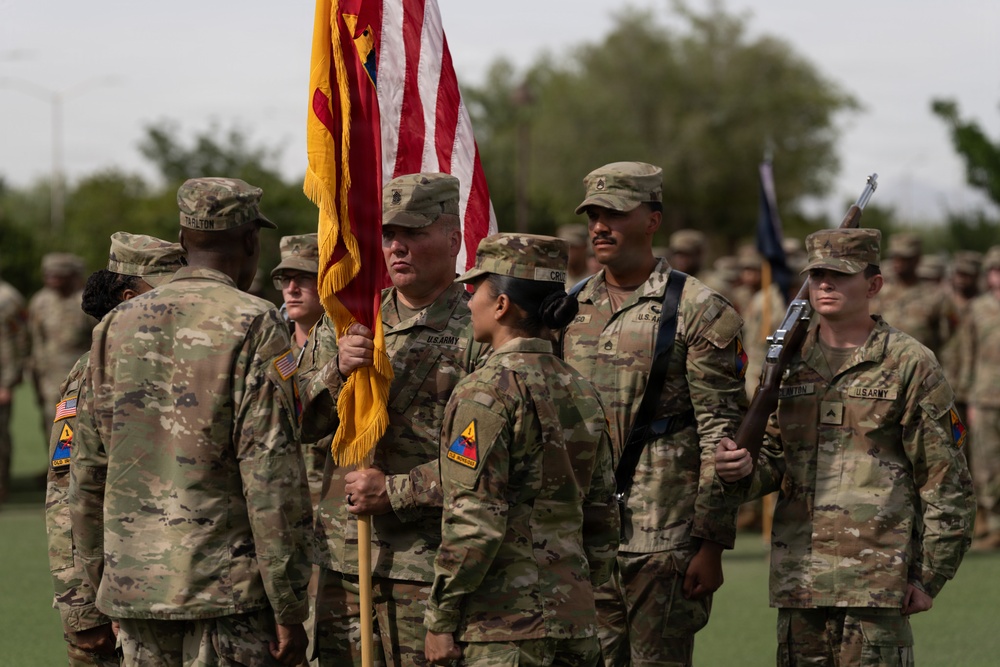 Division Sustainment Troops Battalion change of command ceremony
