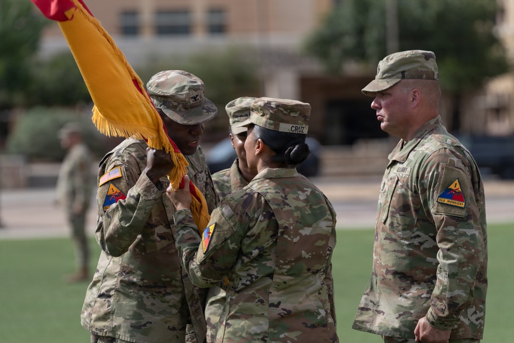 Division Sustainment Troops Battalion change of command ceremony