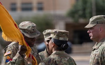 Division Sustainment Troops Battalion change of command ceremony