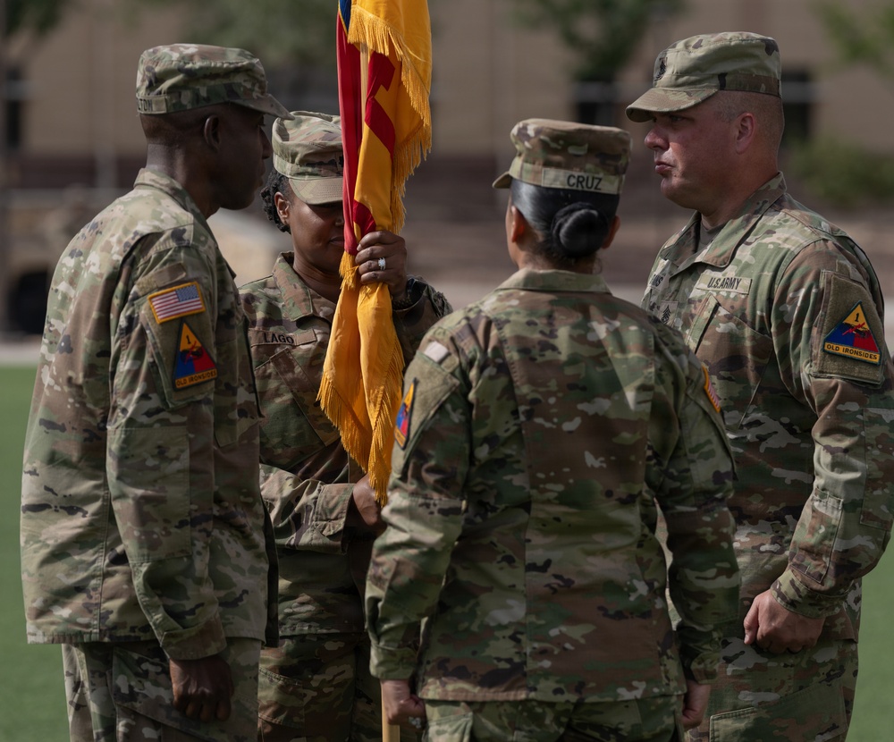 Division Sustainment Troops Battalion change of command ceremony