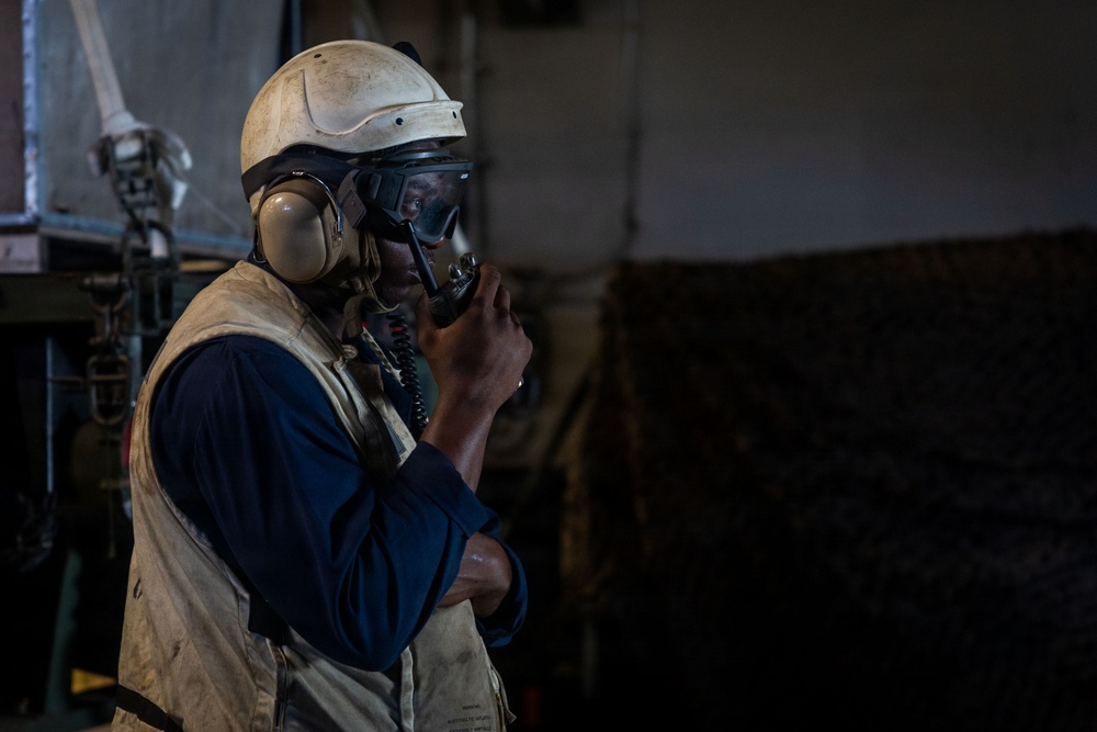 USS Boxer Conducts Well Deck Operations