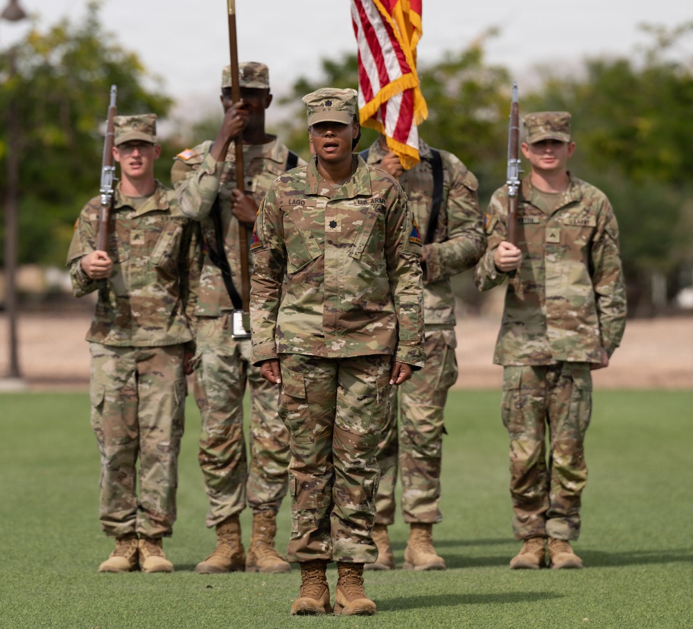 Division Sustainment Troops Battalion change of command ceremony
