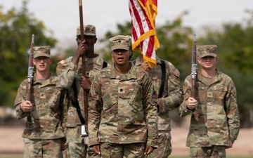 Division Sustainment Troops Battalion change of command ceremony